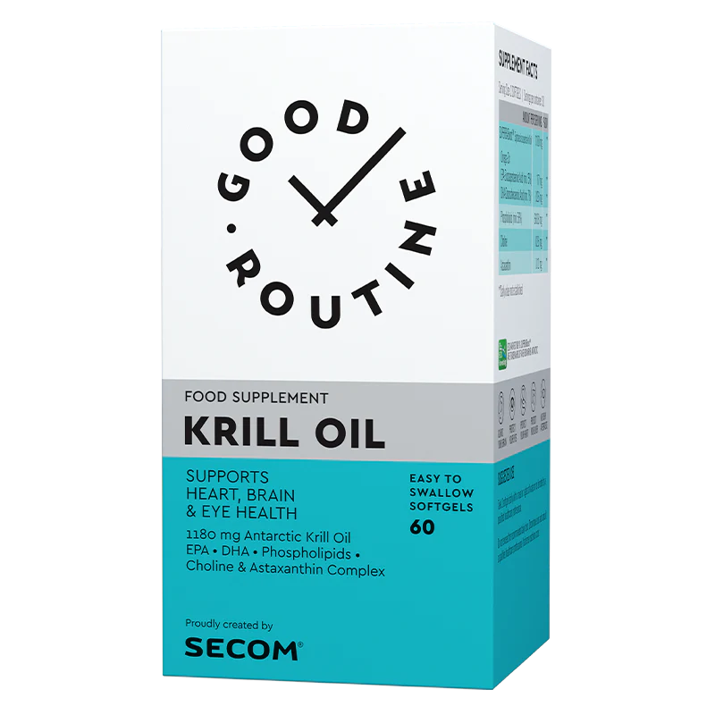 Anticolesterol - Krill Oil, 60 capsule, Secom, sinapis.ro