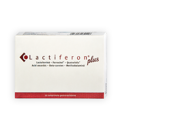 Adulti - Lactiferon plus 20 comprimate gastrorezistente, sinapis.ro