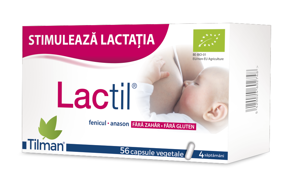 Stimularea lactatiei - Lactil, 56 capsule, Tilman, sinapis.ro