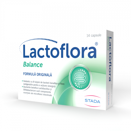 Probiotice si Prebiotice - Lactoflora Balance, 14 capsule, Stada, sinapis.ro