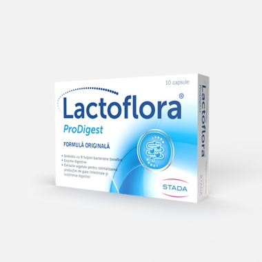 Probiotice si Prebiotice - Lactoflora Progastro, 10 capsule, Stada, sinapis.ro