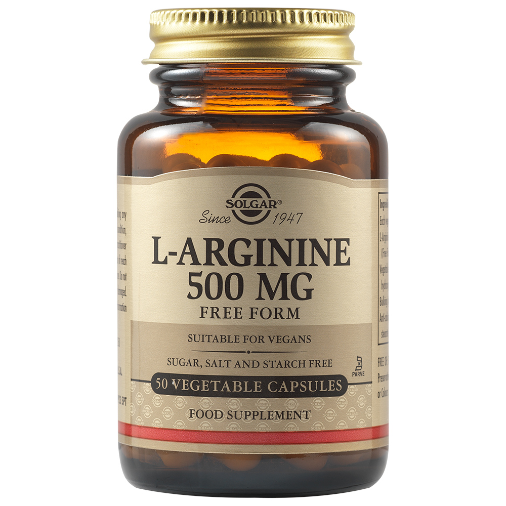 Protectoare hepatice - L-Arginina 500 mg, 50 capsule, Solgar, sinapis.ro