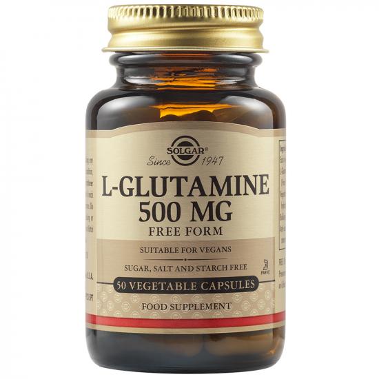 TONICE GENERALE - L-Glutamina 500 mg, 50 capsule, Solgar, sinapis.ro