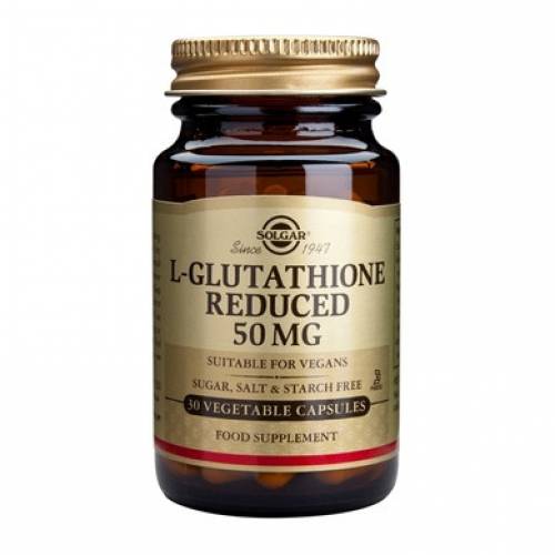 Protectoare hepatice - L-Glutation redus 50 mg, 30 capsule, Solgar, sinapis.ro
