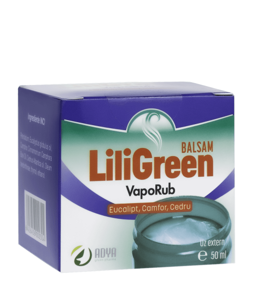 Respiratie usoara - LiliGreen VapoRub, Flacon 50 ml, sinapis.ro