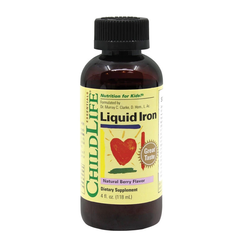 Copii - Liquid Iron 10mg Childlife Essentials, 118.50ml, Secom, sinapis.ro
