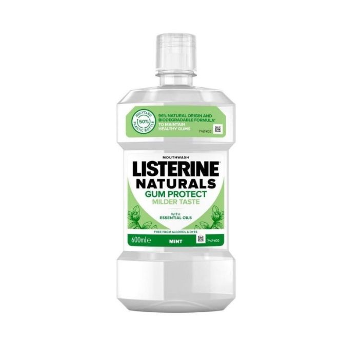 Apa de gura - Listerine apă de gură naturals gum protect 500ml, Listerine, sinapis.ro