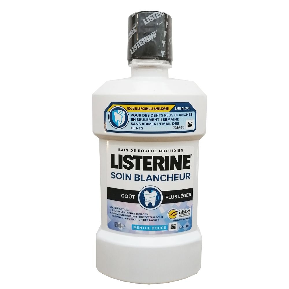 Apa de gura - Listerine apă de gură whitening 600ml, Listerine, sinapis.ro