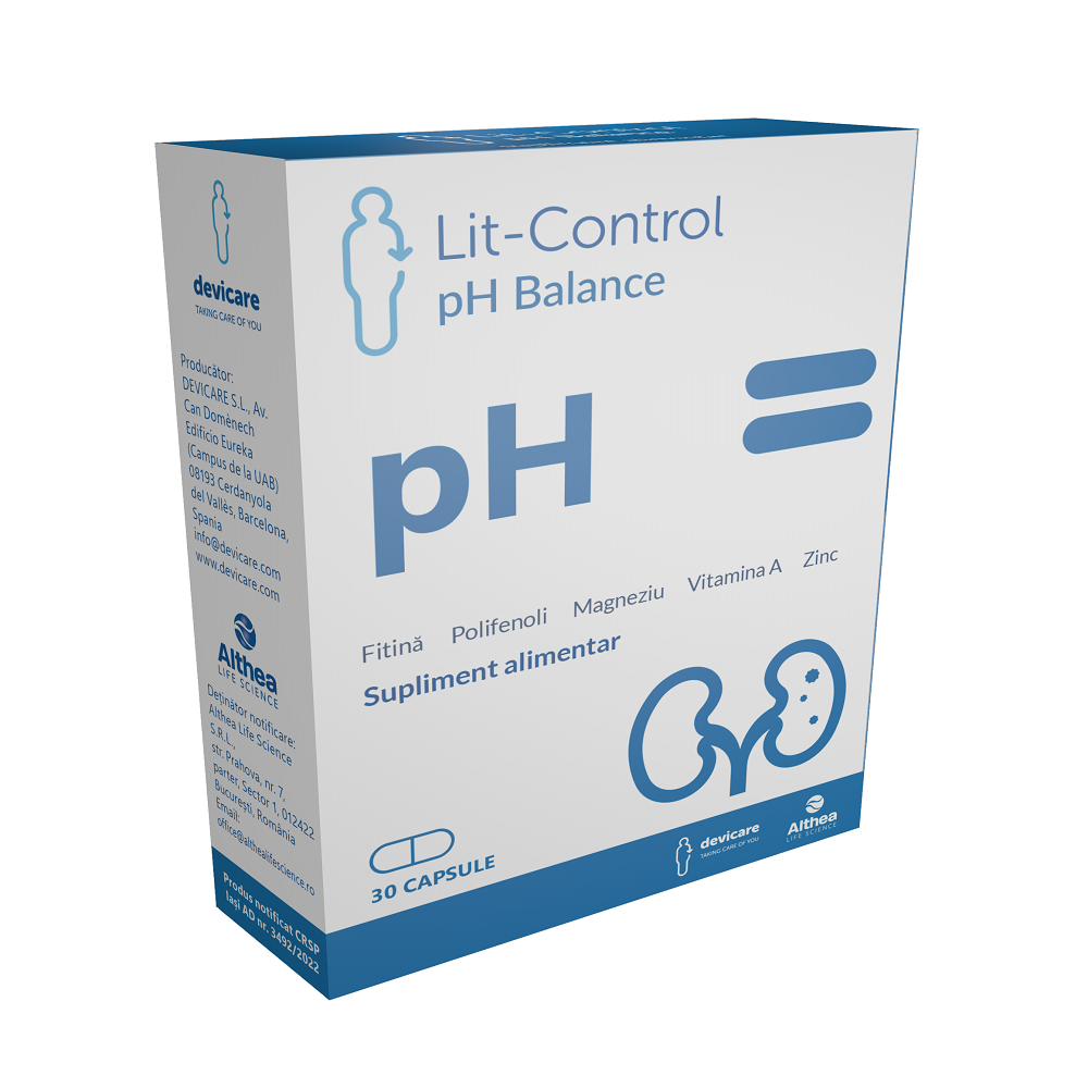 Dezinfectante urinare - Lit Control PH Balance, 30 capsule, Althea, sinapis.ro