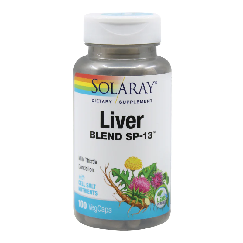 Protectoare hepatice - Liver Blend, 100 capsule vegetale, Secom, sinapis.ro