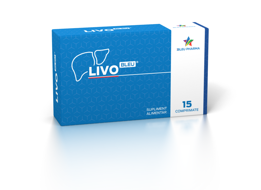 Protectoare hepatice - LivoBleu, 15 comprimate, sinapis.ro