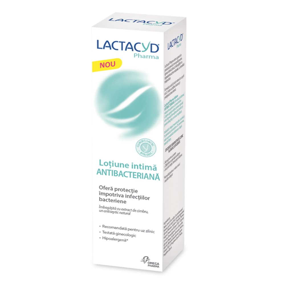 Produse igiena - Loțiune intimă antibacteriană Lactacyd, 250 ml, Perrigo, sinapis.ro