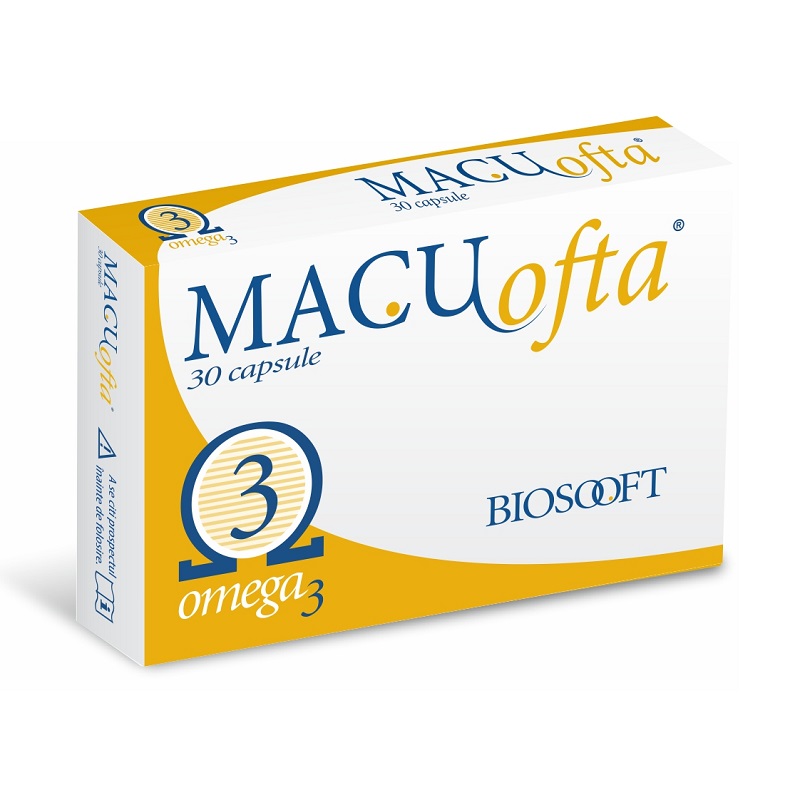 Pentru vedere - Macuofta, 30 capsule, Biosooft, sinapis.ro
