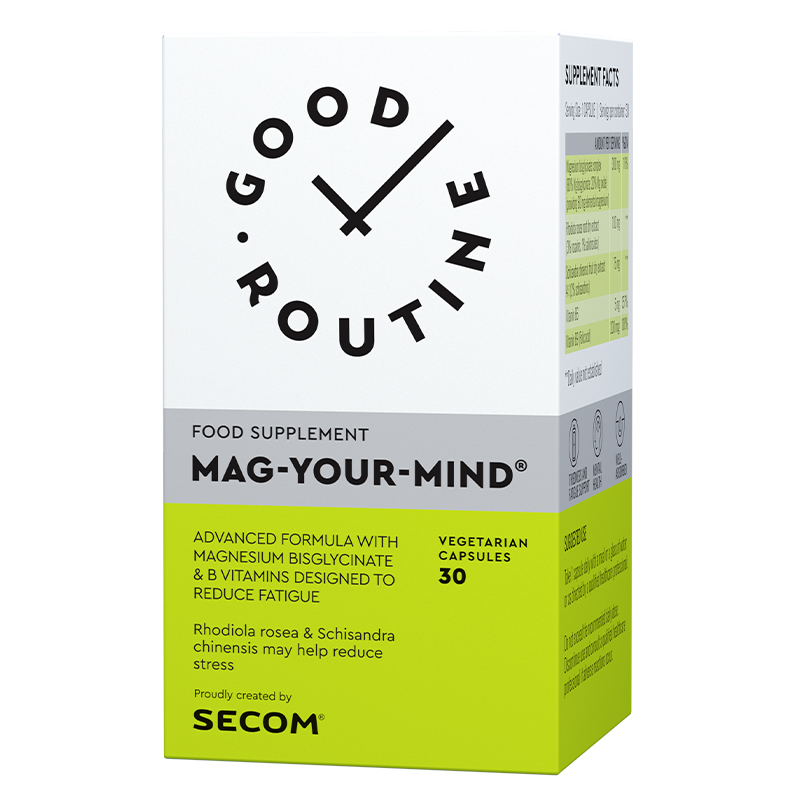 SUPLIMENTE - Mag Your Mind Good Routine, 30 capsule, Secom, sinapis.ro