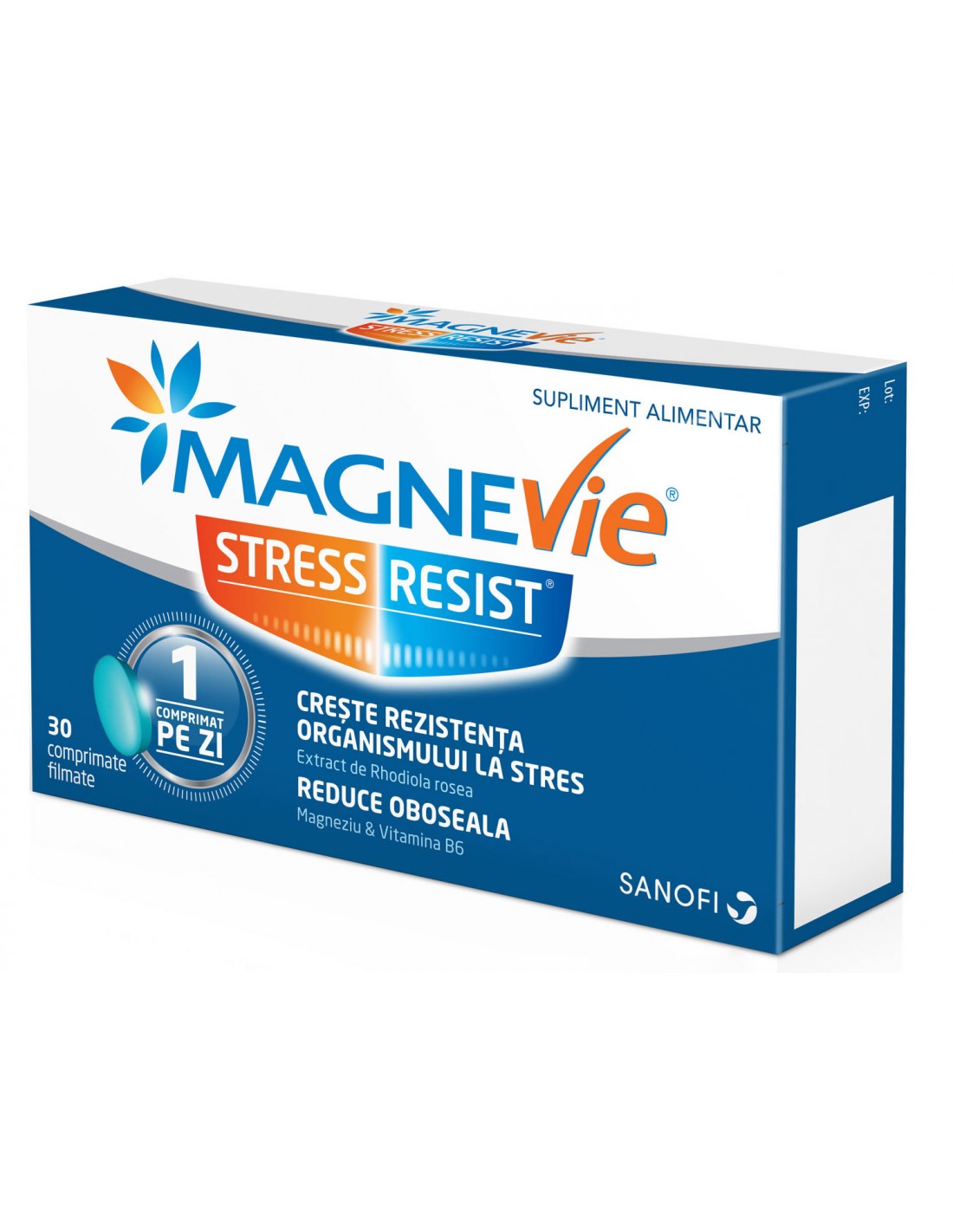 Uz general - MagneVie Stress Resist, 30 comprimate filmate, Sanofi, sinapis.ro