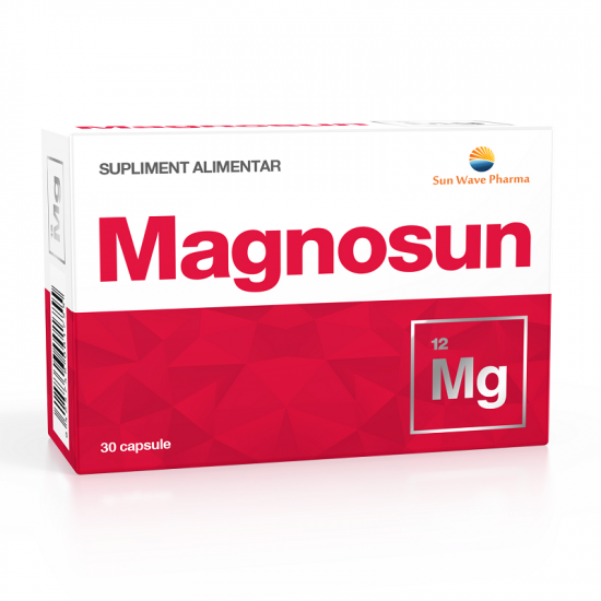 Osteoporoza - Magnosun, 30 capsule, Sun Wave Pharma, sinapis.ro
