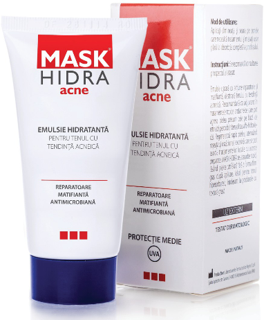 Acnee - MASK® Hidra emulsie hidratantă pentru tenul gras, sensibil 50 ml, sinapis.ro