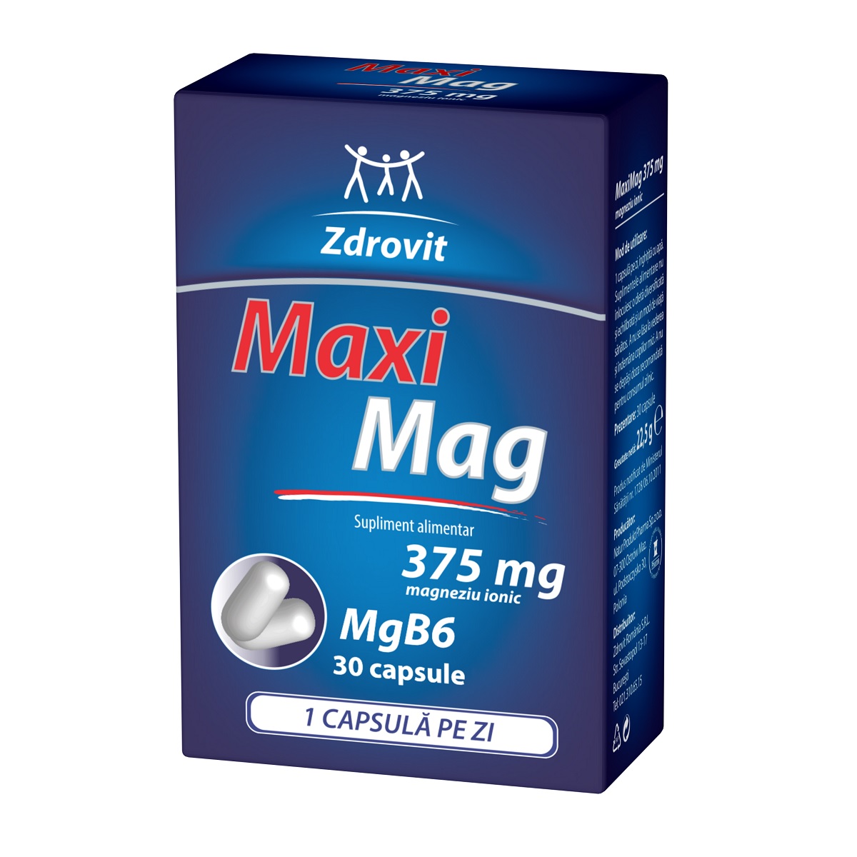 Uz general - MaxiMag, 375 mg, 30 capsule, Zdrovit, sinapis.ro