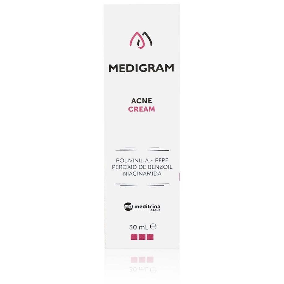 Acnee - Medigram cremă, 30ml, Meditrina , sinapis.ro