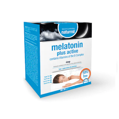 Uz general - Melatonin Plus Active, 60 + 30 tablete, sinapis.ro