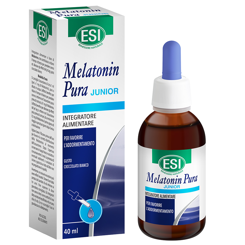 Sedative - Melatonin Pura Junior 1mg, soluție, 40ml, Esi Spa, sinapis.ro