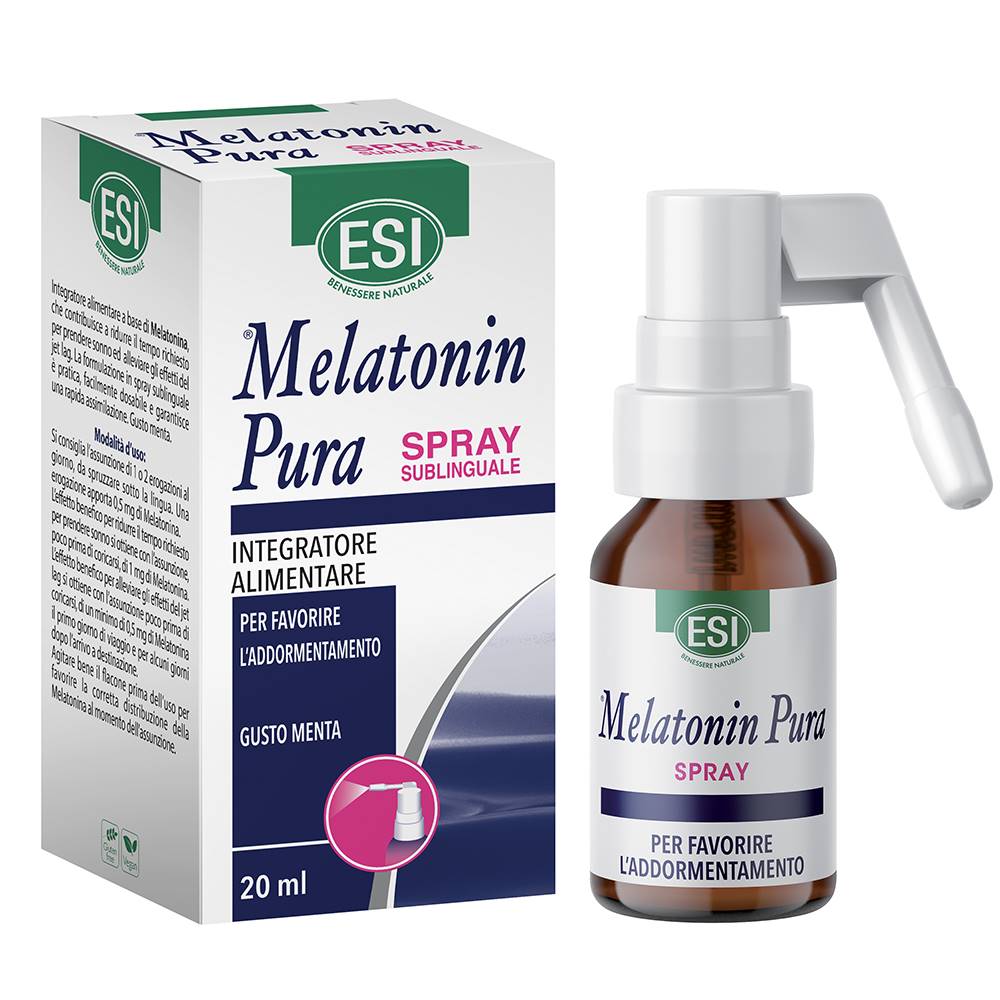 Sedative - Melatonin Pura Spray sublingual, 20ml, Esi Spa, sinapis.ro