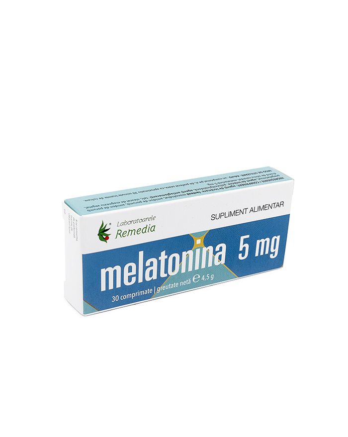 Sedative - Melatonina 5mg, 30 comprimate, Remedia, sinapis.ro