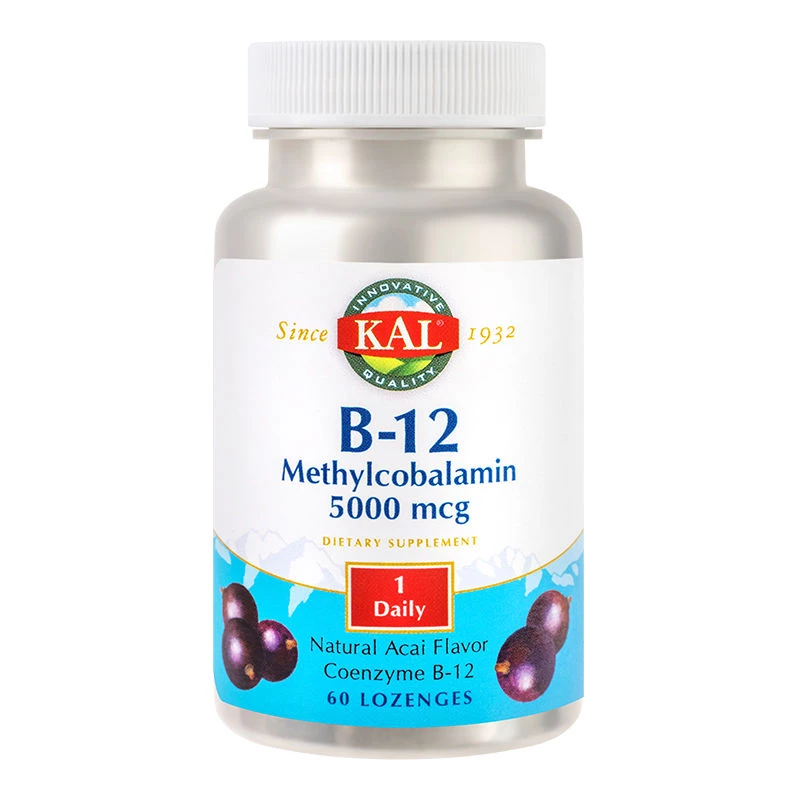 Antistres - Metilcobalamina (Vitamina B12) 5000mcg Kal, 60 comprimate, Secom, sinapis.ro