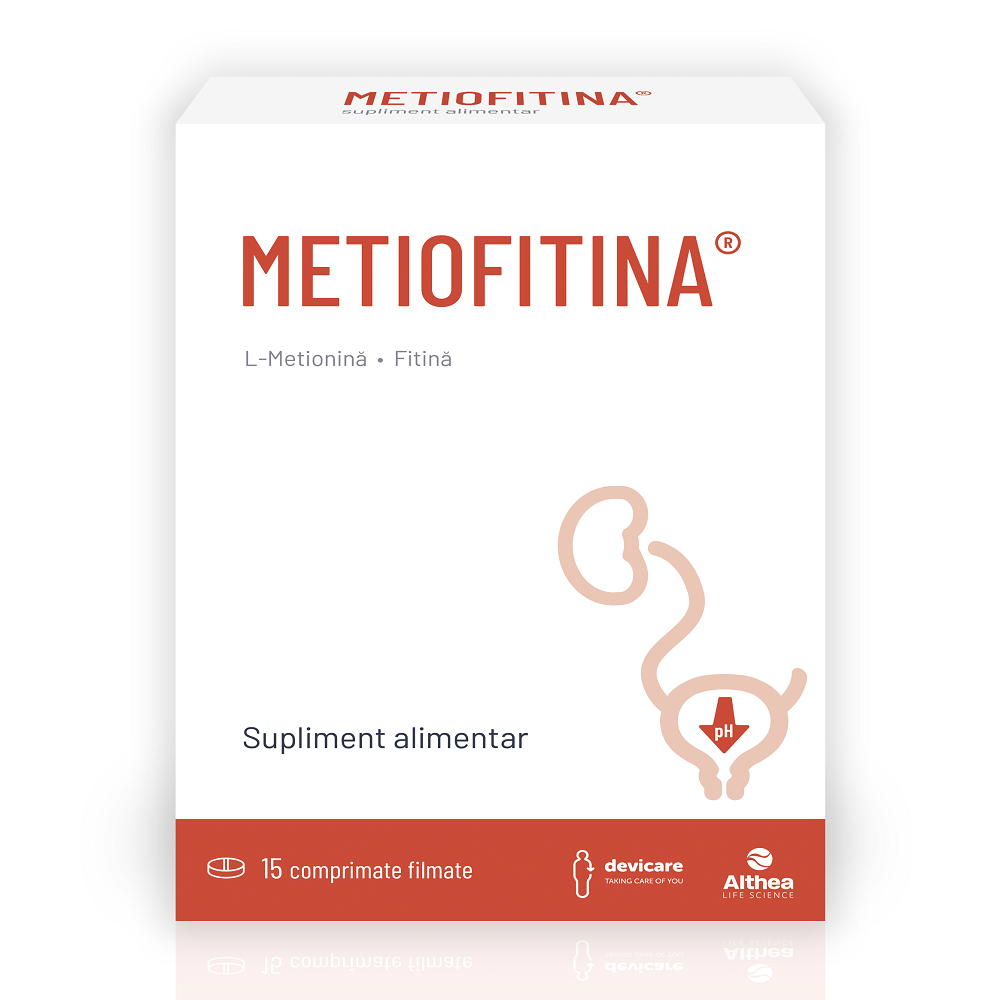 Dezinfectante urinare - Metiofitina, 15 comprimate, Althea Life Science, sinapis.ro