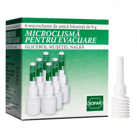 Constipatie - Microclismă sterilă pentru adulți, 6 bucăți, Sana Est, sinapis.ro