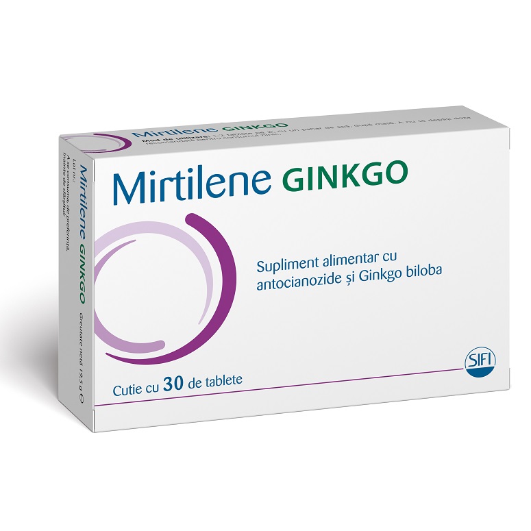 OFTAMOLOGIE - Mirtilene Ginkgo, 30 comprimate, Sifi, sinapis.ro