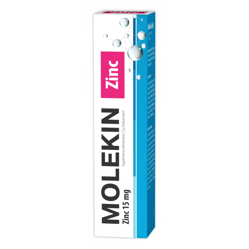 Imunitate - Molekin zinc, 15mg, 20 comprimate efervescente, Zdrovit, sinapis.ro
