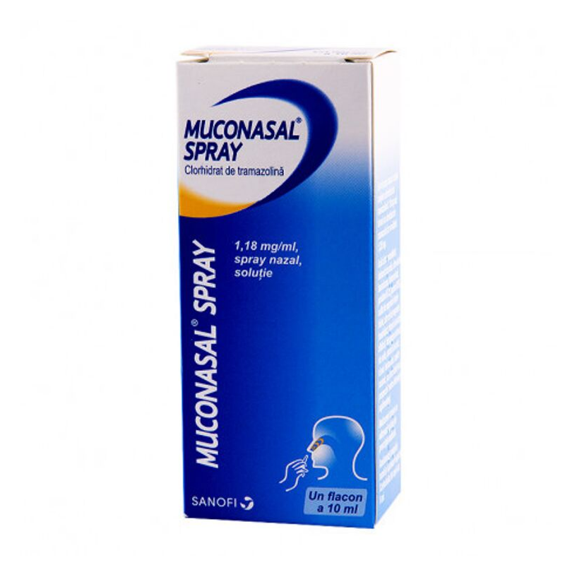 Solutii nazale - Muconasal spray 1,18 mg/ml spray nazal 10ml, Sanofi, sinapis.ro