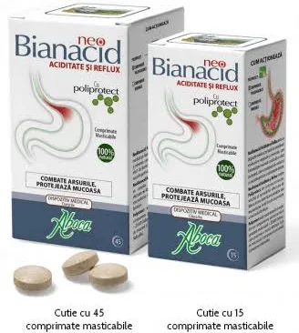 Antiacide - NeoBianacid, 45+14 comprimate promo, sinapis.ro