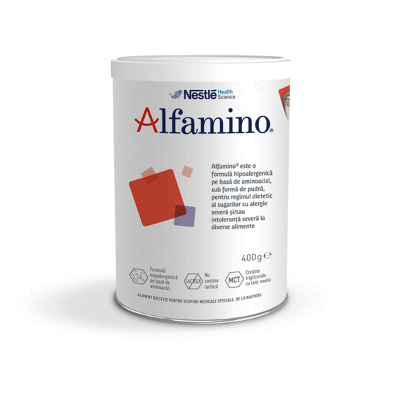 Formule speciale lapte - Nestle Alfamino 400g - formulă de lapte specială, sinapis.ro