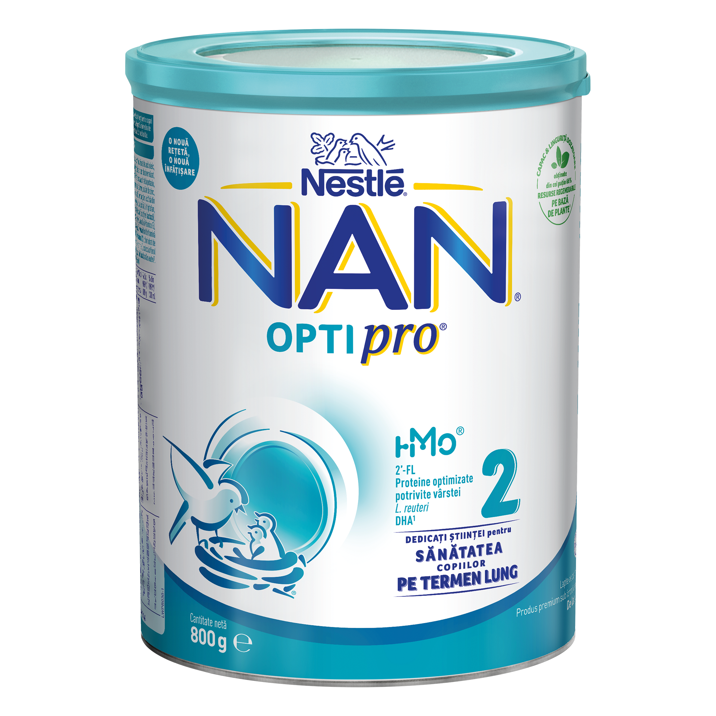 Lapte - Nestle Nan 2 Optipro hmo 800g, de la 6 luni, sinapis.ro
