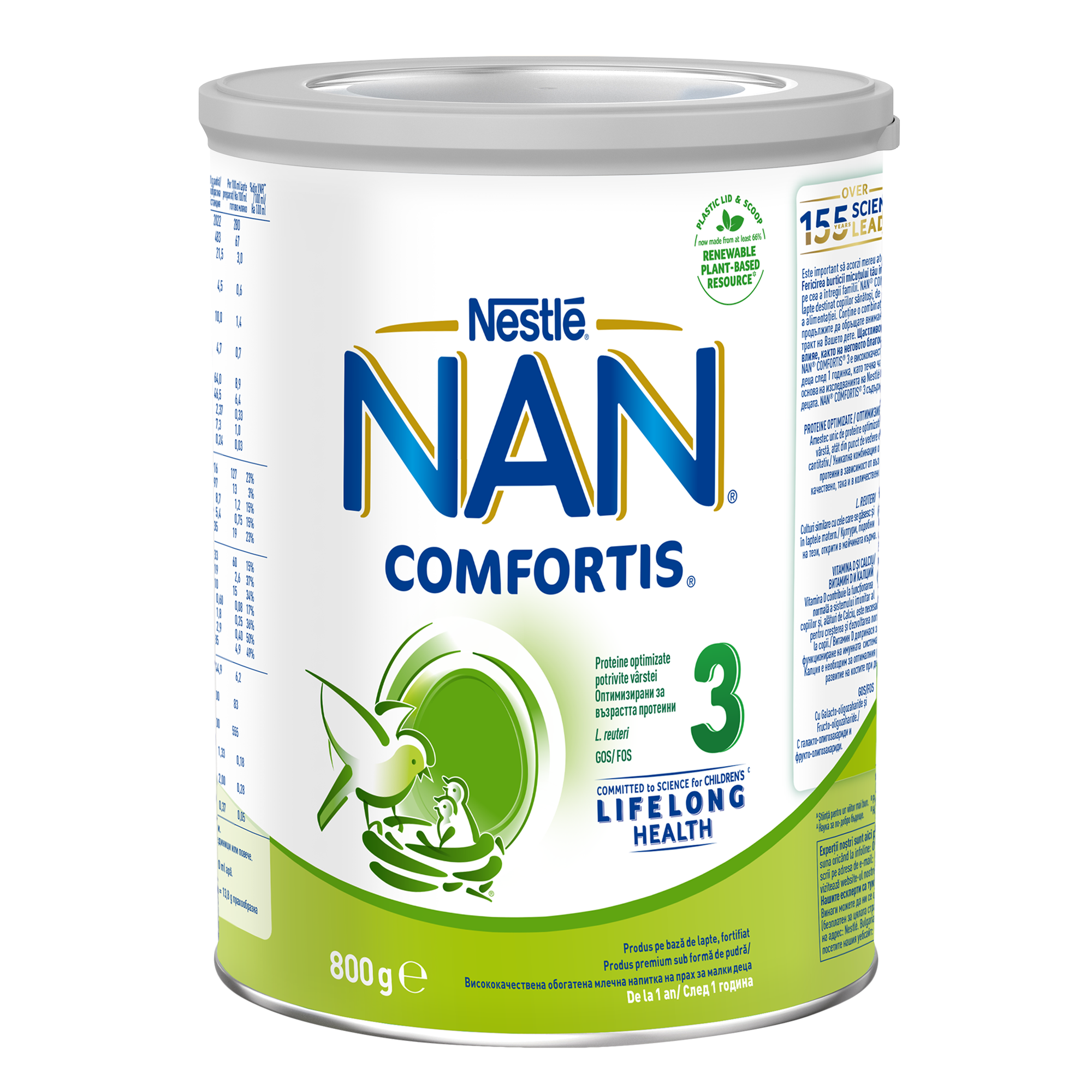 Lapte - Nestle Nan 3 Comfortis 800g, de la 1 an, sinapis.ro