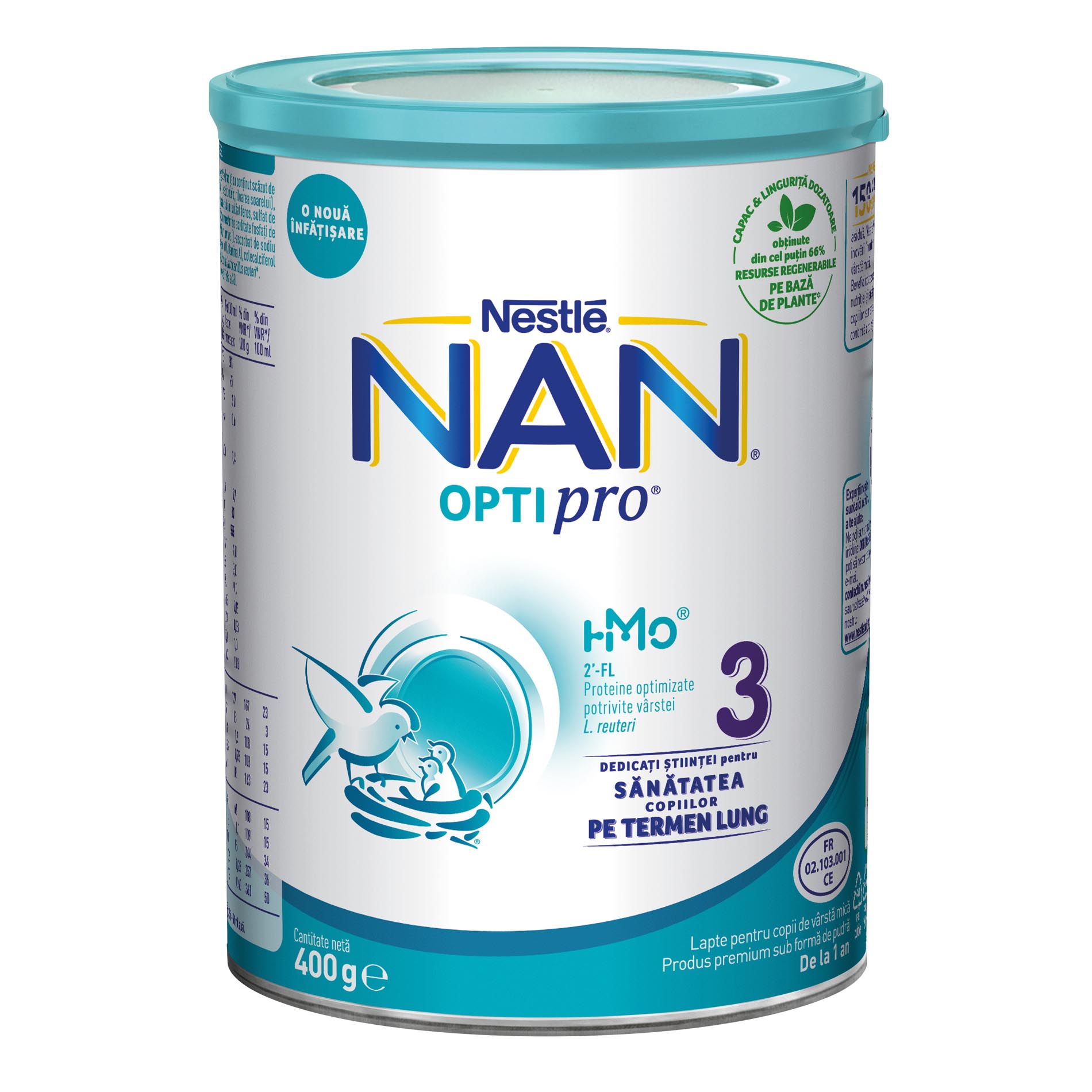 Lapte - Nestle Nan 3 Optipro hmo 400g, de la 1 an, sinapis.ro