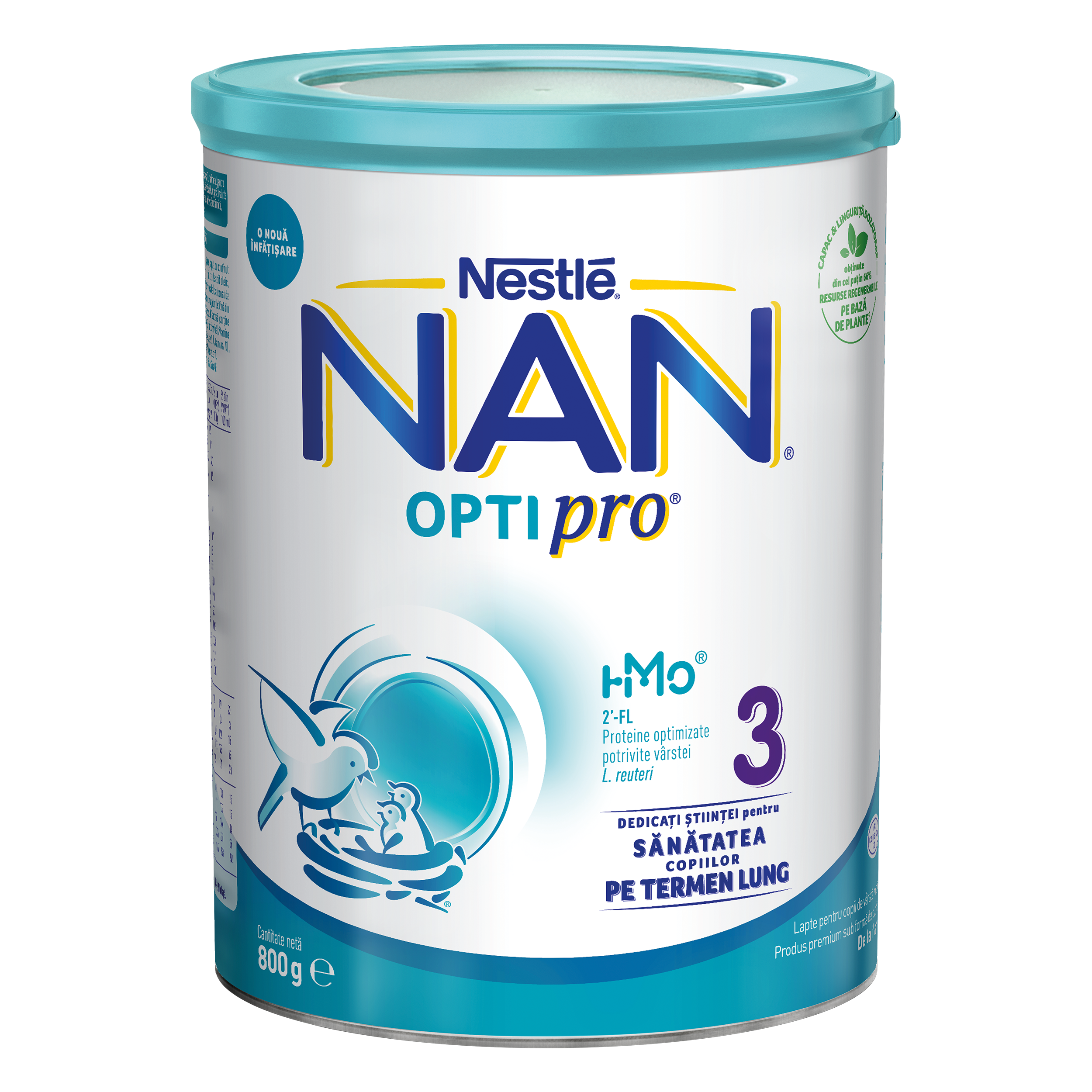 Lapte - Nestle Nan 3 Optipro hmo 800g, de la 1 an, sinapis.ro