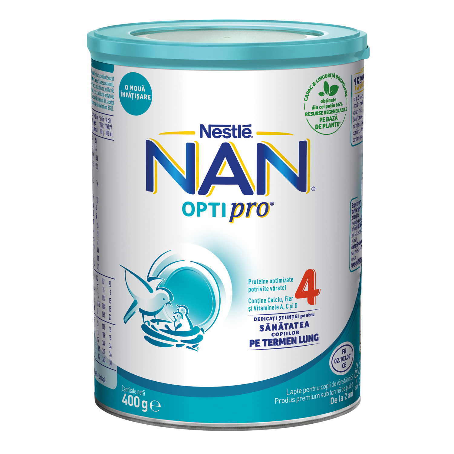 Lapte - Nestle Nan 4 Optipro 400g, de la 2 ani, sinapis.ro