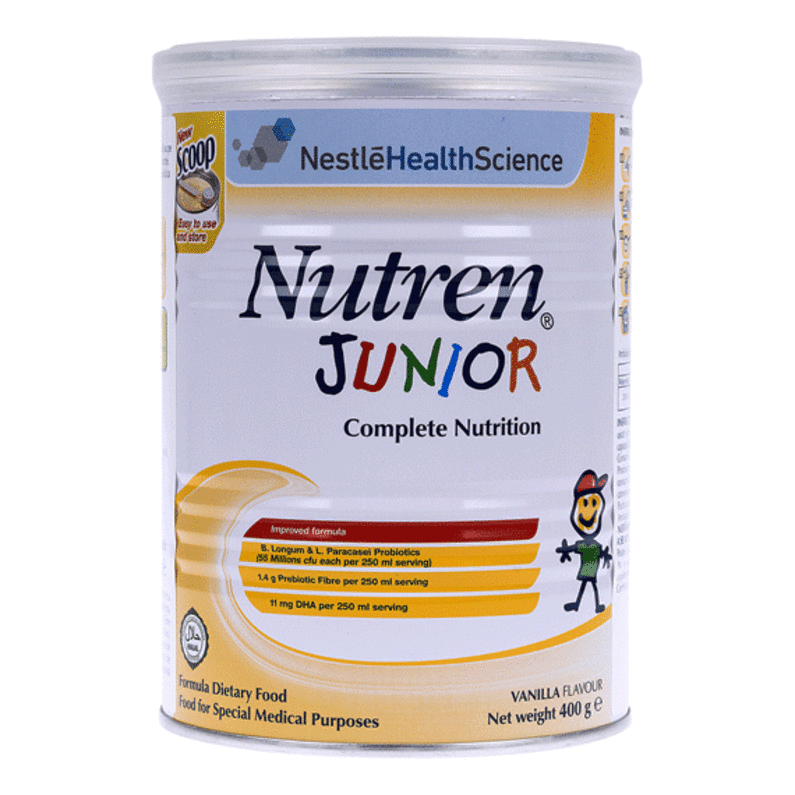 Formule speciale lapte - Nestle Nutren Junior 400g - formulă de lapte specială, sinapis.ro