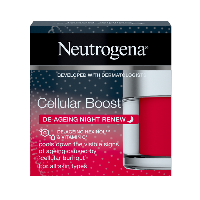Creme - Neutrogena Cellular Boost, cremă de noapte anti-îmbătrânire, 50ml, sinapis.ro