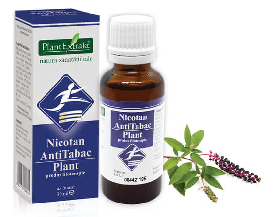 Uz general - Nicotan antitabac, 30ml, PlantExtrakt, sinapis.ro