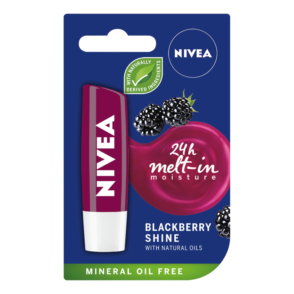 Ingrijire buze - Nivea lip care blackberry 4.8g (85286), sinapis.ro