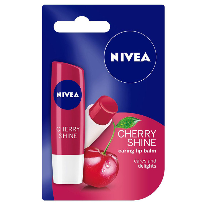 Ingrijire buze - Nivea lip care cherry 4.8g (85077), sinapis.ro