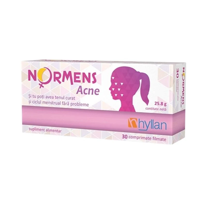 Menstruatie - NorMens Acne 30 comprimate, Hyllan, sinapis.ro