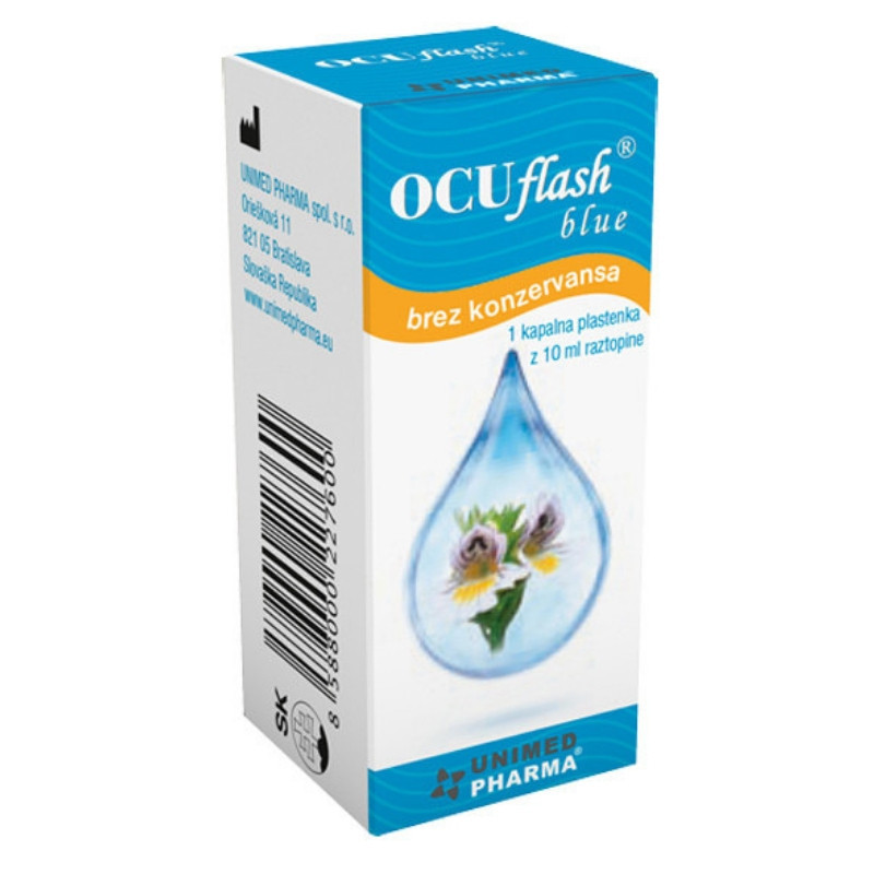 OFTAMOLOGIE - Ocuflash Blue, soluţie oftalmică 10ml, Unimed Pharma, sinapis.ro