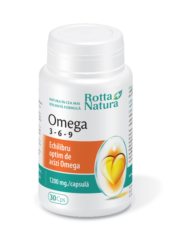 Anticolesterol - Omega 3-6-9, 30 capsule, Rotta Natura, sinapis.ro