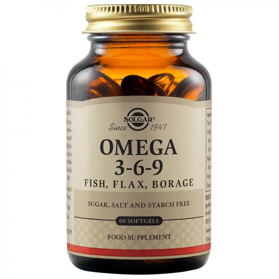 Anticolesterol - Omega 3-6-9, 60 capsule, Solgar, sinapis.ro