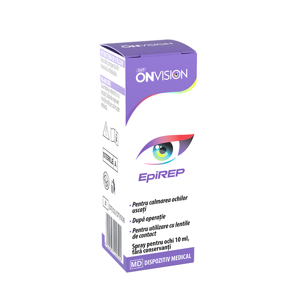 OFTAMOLOGIE - Onvision EpiRep, spray ocular pentru calmarea ochilor , 10ml, Sun Wave Pharma, sinapis.ro